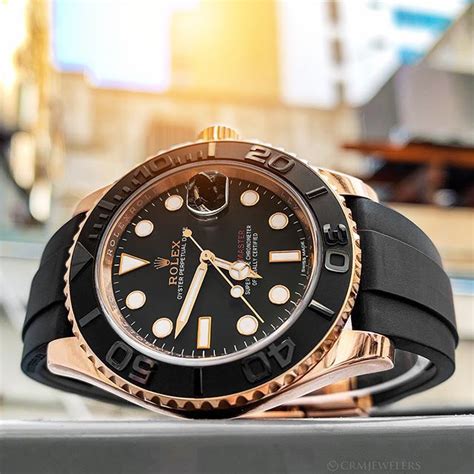 rolex black and gold rubber strap|official rolex rubber strap.